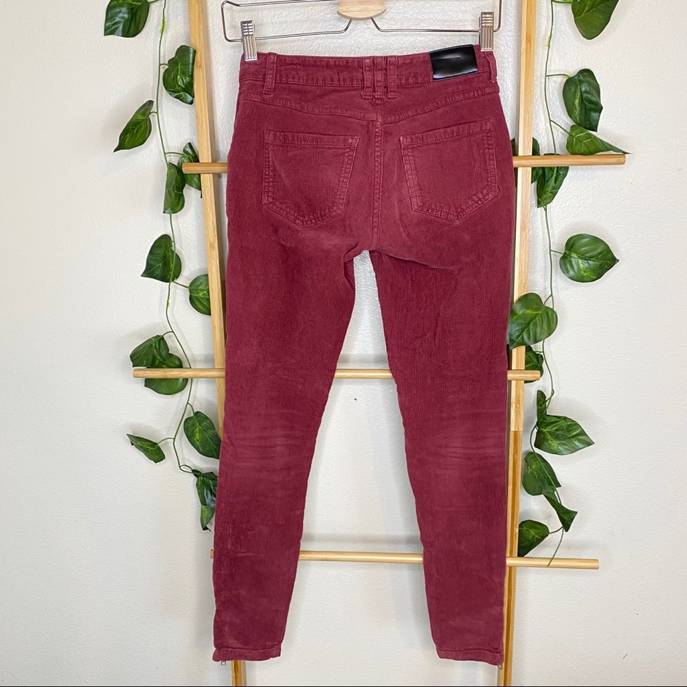 ANINE BING Corduroy skinny side zip pants 24 - Picture 4 of 13